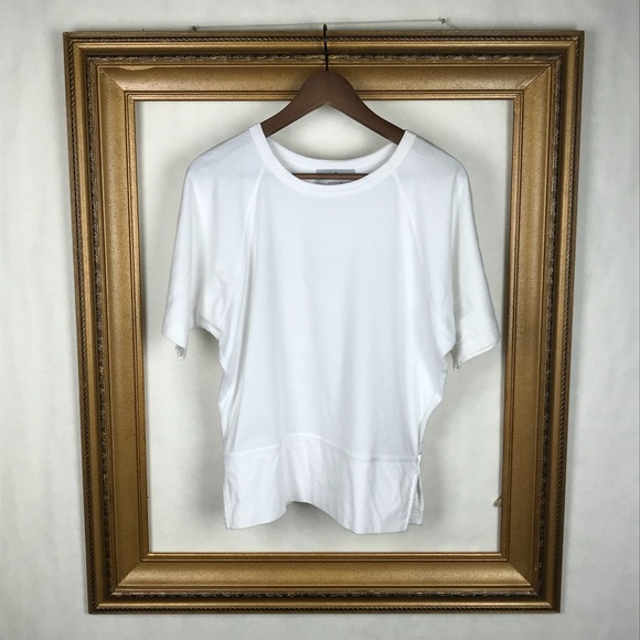 STELLA MCCARTNEY ADIDAS |  white dolman sleeve top - Picture 1 of 7